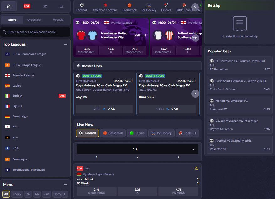 Vavada Betting